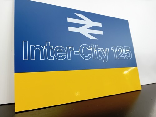 Intercity 125 sign board - 125,
