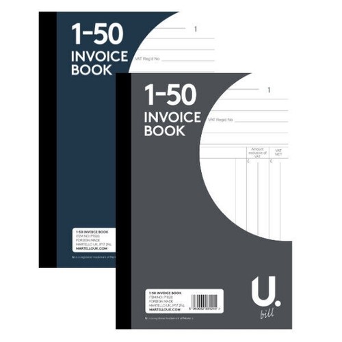 Invoice book 50 pages - ,