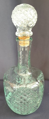 Vintage pressed glass clear - vintage,