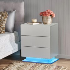White  Bedside Table Cabinets