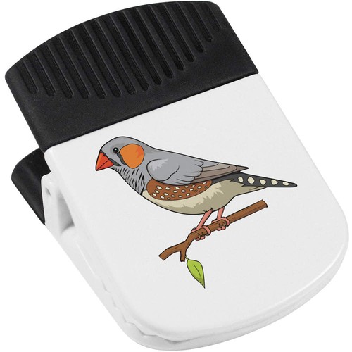 Zebra finch magnetic clip - finch,