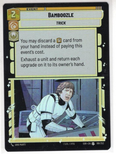 Star wars unlimited - foil, card