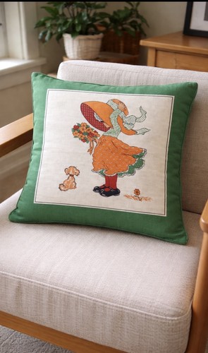 Vintage holly hobbie cushion - holly,