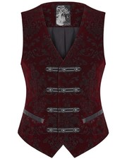 Punk Rave Mens Vest Waistcoat