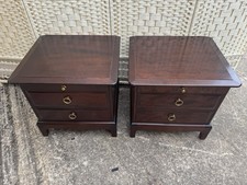 PAIR OF STAG MINSTREL MAHOGANY