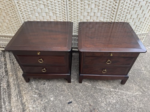 Pair stag minstrel mahogany - of,