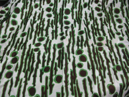 Vintage rayon abstract - 60's,
