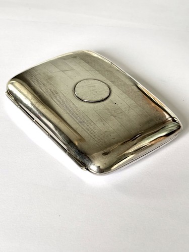 George silver gilt cigarette - silver,