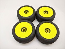 4x AKA Gridiron #14106 1/8 Truggy Tires on 17mm Hex Wheels Used