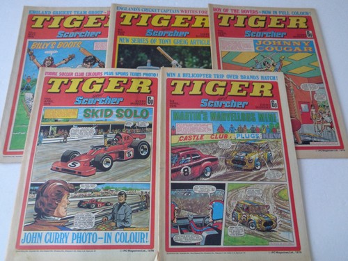 Tiger and scorcher comics - 5,