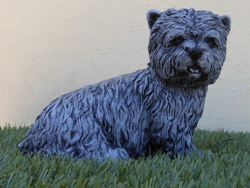 Cast stone handcrafted cairn - cast,