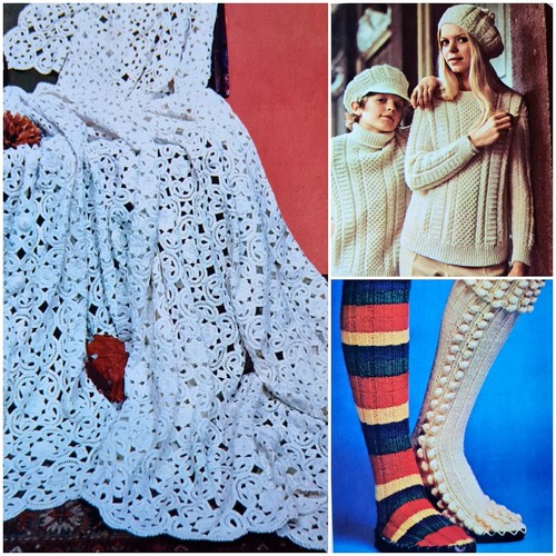 1970s aran tam socks golden - 1970s,