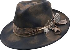 Faded Vintage Fedora Hat