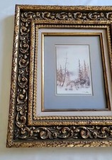 Antique Gold Wood Gesso Gilded