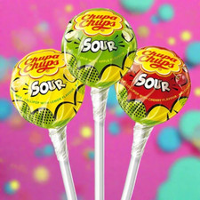 Chupa Chups SOUR Mix Lollipops
