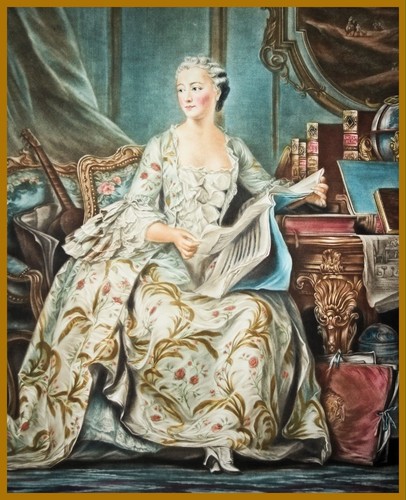 Madame pompadour mezzotint - de,