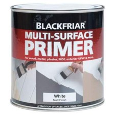 Blackfriar Multi-Surface Primer Wood Metal MDF Durable ETC White Matt 500ml