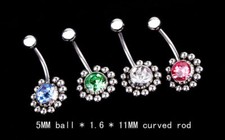 Belly Button Ring Bars Balls