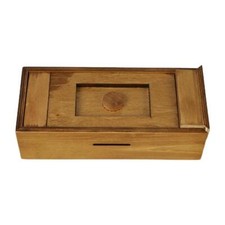 Puzzle Gift Box with Secret Compartments Wooden Money Box Home Decors