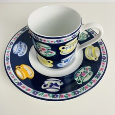 Whittard Of Chelsea TeaCups ESPRESSO 0.1L Cup And Saucer - Excellent Condition