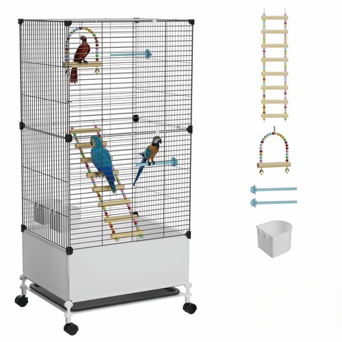 Big flight bird cage black - big,