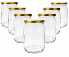 Glass Jar 540 ml with Lid Jam