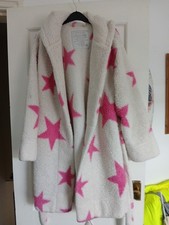 Ladies Small George Hooded Dressing Gown with Belt and Pockets