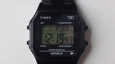 Timex T80 Indiglo steel band