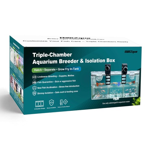 Triple chamber aquarium fish - triple-chamber,