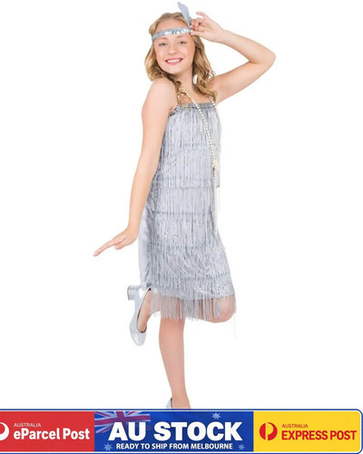 Ck1444 girls silver - silver, flapper