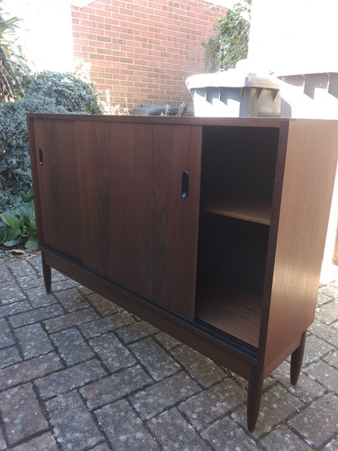 Mid century teak - slim, floor