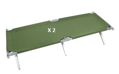 Army folding camp bed - folding,