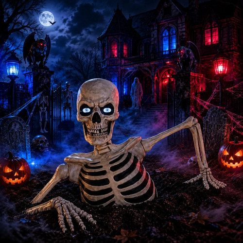 Giant ground breaking skeleton - giant,