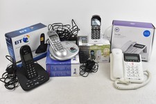 House Phone Bundle Cordless Handset X4 Boxed BT Untested