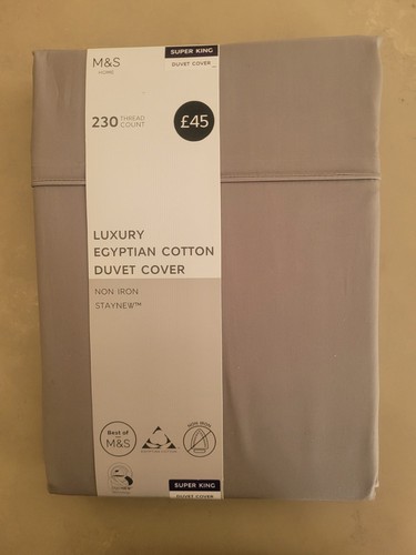 Home superking duvet set - m&s,