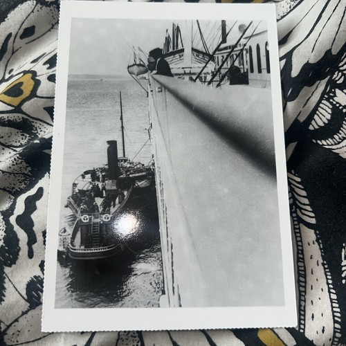 Postcard titanic taking - titanic, on