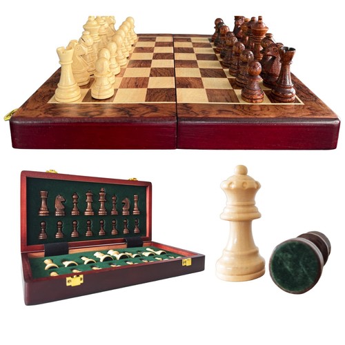 Inch chess set - 12, wooden