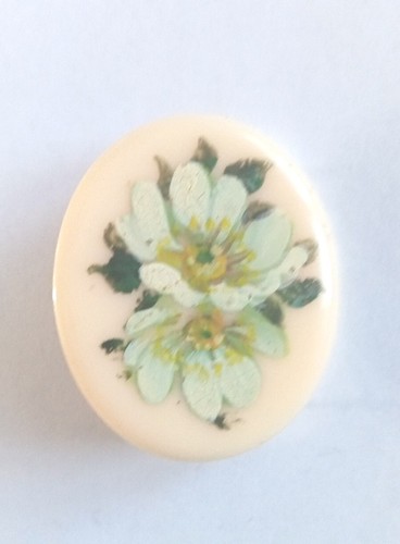 Vintage lucite brooch - ,