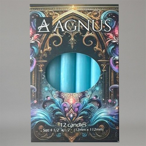 Turquoise spell candles pack - turquoise,
