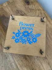 Vintage small wooden flower