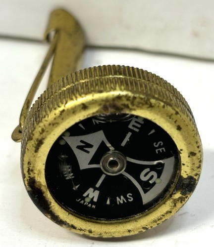 Vintage brass pin pocket - pin-on,