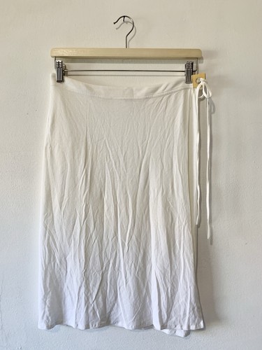 Perla white sarong skirt - la,