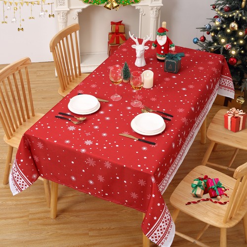 Festive red snowflake - festive,