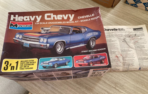 Empty box and instructions - empty,