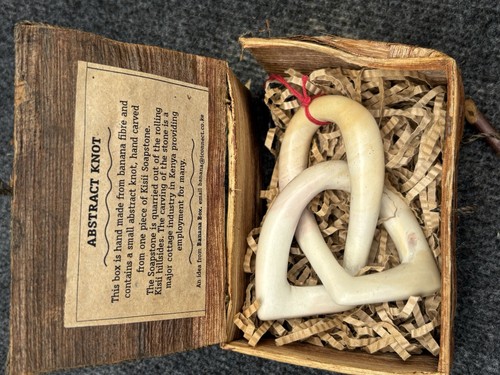 Hand carved kisii soapstone - hand,