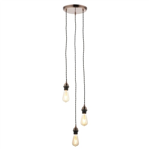 Antique copper vintage braided - copper,