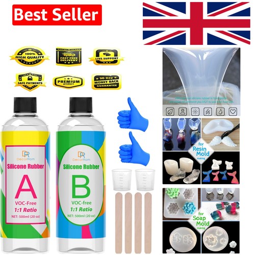 Silicone mould making kit - silicone,