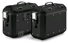 Pair of side cases, black