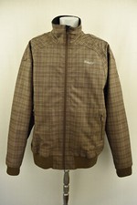 BERGANS OF NORWAY Vika Jacket Hooded Softshell Brown Coat Windproof size XXL