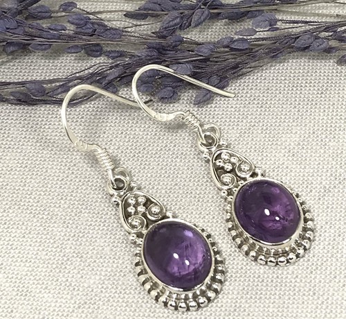 Sterling silver amethyst - sterling,